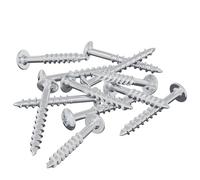 vidaXL Tornillo 12 pcs Plateado 9,8 x 35 mm Hierro, Herramienta de Hardware, Sujetador de Construcción, Perno Estructural, Madera, Bricolaje, Maquinaria, Tornillo de Ensamblaje