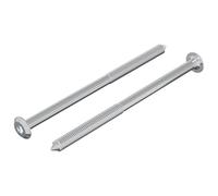 vidaXL Tornillo 2 pcs Plateado M6 x 100 mm Acero, Aventuras, cilíndricas, expediciones, de noche, mostrando vistas únicas y experiencias inolvidables a lo largo del viaje