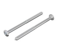 vidaXL Tornillo 2 pcs Plateado M6 x 85 mm Acero, Aventuras, cilíndricas, expediciones, de noche, mostrando vistas únicas y experiencias inolvidables a lo largo del viaje