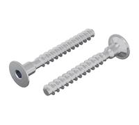 vidaXL Tornillo 2 pcs Recubierto de zinc 5 x 40 mm Hierro, Técnicas modernas para crear estructuras de alta calidad y diseños funcionales