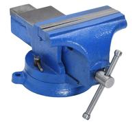 vidaXL Tornillo de banco hierro fundido 150 mm azul