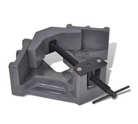 vidaXL Tornillo de banco de esquina manual 115 mm Soporte taladro