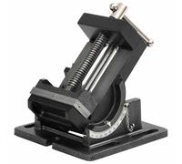 vidaXL Tornillo de banco inclinable manual 110 mm Soporte taladro