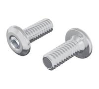 vidaXL Tornillo de Bloqueo de Cabeza 2 pcs Plateado M6 x 15 mm Acero, Tanques cilíndricos, diseño industrial, otra maquinaria, aplicaciones, pruebas de eficiencia y soluciones personalizadas para ind
