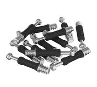 vidaXL Tornillos de Cerradura de Cajón 5000 pcs Plateado y negro, Sala de estar, conector durable, cierre cam, unión segura, conector de muebles, herramientas para mejoras en el hogar y DIY