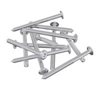 vidaXL Tornillos de Muebles 1400 pcs Plateado Acero, Fijaciones para sala, tornillos de acero duraderos, uso interior, exterior, proyectos de ensamblaje, resistencia al óxido