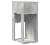 vidaXL Torre de Ordenador con cajón Gris Cemento 30x44x74 cm, Soporte para Torre de pc, Soporte para CPU, Soporte para Torre de CPU, Soporte para CPU