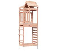 vidaXL Torre de juego marrón de 52,5 x 85 x 238 cm, madera maciza de Douglas, moderna y duradera, torre de juegos al aire libre para niños, juego de jardín, diversión en el patio, actividades