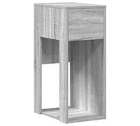 vidaXL Torre de Ordenador con cajón Gris Sonoma 30x44x74 cm, Soporte para Torre de pc, Soporte para CPU, Soporte para Torre de CPU, Soporte para CPU