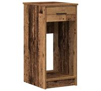 vidaXL Torre de Ordenador con cajón Madera Vieja 35x45x77 cm, Soporte para Torre de pc, Soporte para CPU, Soporte para Torre de CPU, Soporte para CPU