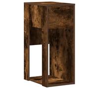 vidaXL Torre de Ordenador con cajón Roble Ahumado 30x44x74 cm, Soporte para Torre de pc, Soporte para CPU, Soporte para Torre de CPU, Soporte para CPU