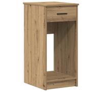 vidaXL Torre de Ordenador con cajón Roble Artesanal 35x45x77 cm, Soporte para Torre de pc, Soporte para CPU, Soporte para Torre de CPU
