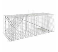 vidaXL Trampa para Animales Hierro galvanizado 64,5x25x26,5 cm