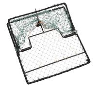 vidaXL Trampa para pájaros Acero Verde 34x32 cm