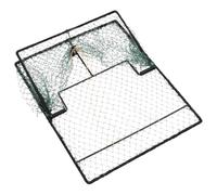 vidaXL Trampa para pájaros acero verde 50x40 cm