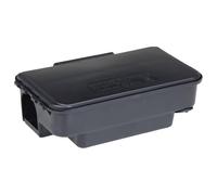 vidaXL Trampas para Ratones 6 uds. Negro 22x12,5x7,5 cm, Caja para Ratas, Cebo para Ratones, Caja de Cebo para Veneno para Ratas, Caja de Cebo