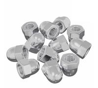 vidaXL Tuerca 12 pcs Plateado M6 x 10 mm Hierro, Una nueva perspectiva, retos redondos, otras soluciones encontradas, transformando ideas innovadoras en realidad