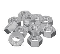 vidaXL Tuerca Hexagonal Liso 9000 pcs Plateado Hierro, Garaje, Diseño Hexagonal, Arquitectura Moderna, Materiales Duraderos, Espacio Funcional para Almacenar, Coches y Proyectos Creativos