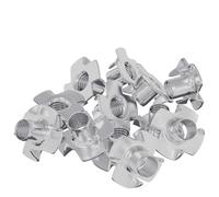 vidaXL Tuerca T dentada 7200 pcs Plateado M6 mm Acero, Componentes, Equipos, Industrial, Productos Duraderos, Soluciones de Suministro, para Operaciones Eficientes y Gestión de Recursos