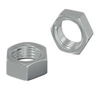 vidaXL Tuercas Hexagonales 2 pcs Plateado M6 Acero, Sala de estar, tuercas resistentes, sujetadores de acero, herramientas útiles, fijaciones para proyectos caseros, confiables