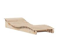 vidaXL Tumbona de Madera Maciza de Pino 205x70x31,5 cm