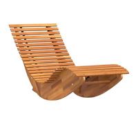 vidaXL Tumbona Plegable Ajustable | Asiento de Madera de Teak para Exterior Resistente a UV Acabado Natural Ideal para Balcones y Patios Silla para Tomar el Sol Plegable Moderna de Patio Jardín