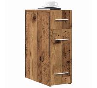 vidaXL Unidad de Almacenamiento Tipo botiquín de Madera Antigua con 3 cajones | Diseño Moderno y Compacto, Ideal para salón o Dormitorio, Mueble rústico para Comedor y Estilo Interior.