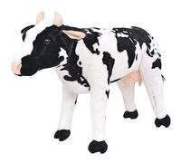 vidaXL Vaca de Peluche Grande de Pie Talla XXL Animal de Juguete Vaquita Niños