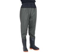 vidaXL Vadeador de Cintura con Botas Verde Oscuro Talla 38, Traje de vadear, vadeadores de Pesca con Botas, vadeadores hasta el Pecho