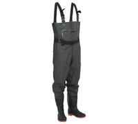 vidaXL Vadeador de Pecho con Botas y cinturón Verde Oscuro Talla 42