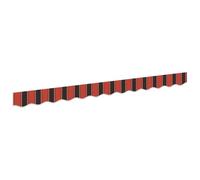 vidaXL Valance de toldo Multicolor 280 x 20 cm Lona, Toldo de Lona Moderno, Sombra Exterior Duradera, protección Solar y Canopy Estiloso para reuniones Familiares