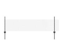 vidaXL Valla con Poste Gris 0,5 x 10 m Acero, Cerca ajustable para exteriores, divisores resistentes, privacidad moderna en tu jardín