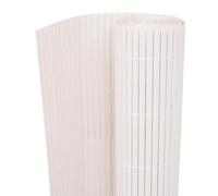 vidaXL Cerca de jardín 150 x 300 cm PVC, Jardín y Terraza, Cercas Exteriores Modernas, Cerca Resistente a la Intemperie, Barrera Elegante, Puerta de PVC
