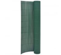 vidaXL Valla de Jardín de Doble Cara Panel Patio Terraza Exterior Alambrada Cerca Alambre Barrera Privacidad Partición Duradera Verde 90x400 cm