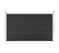 vidaXL Valla de Jardín Muros Pared Conjunto Paneles Separador Patio Exterior Decoración Huerto Hierbas Plantas Flores Cultivos de WPC Gris