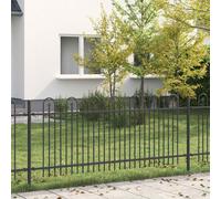 vidaXL Valla en de Púas DRONTEN Negro, Valla para exterior, rectangular, duradera, al , para tu jardín y