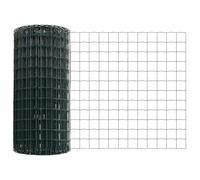 vidaXL Valla con Poste Verde, Jardín y Terraza, Separador de Privacidad Moderno, Cerca Resistente al Clima, Paneles Duraderos, Divisor de Espacio