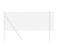 vidaXL Valla hexagonal gris 0,5 x 100 m PVC, jardín y terraza, característica rectangular al aire libre, valla hexagonal moderna, borde resistente, elemento elegante