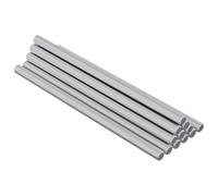 vidaXL Varilla Roscada 12 pcs Plateado 6 x 120 mm Acero, Varilla de precisión, Estructura Resistente, Soporte para proyectos, ingeniería, construcción a Medida, DIY