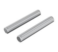 vidaXL Varilla Roscada 2 pcs Plateado 8 x 55 mm Acero, Otros, cilíndricos, soluciones industriales: fabricación de precisión, control de calidad y procesos rentables para la eficiencia