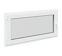 Ventana de sótano Manual RISOR 120x60 cm PVC y Vidrio, Diseño de Ventana Moderna para sótanos, Vidrio PVC Duradero, eficiente energéticamente, Aislamiento térmico, insonorizada