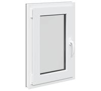 vidaXL Ventana de sótano oscilante y abatible RISOR 50 x 75 cm