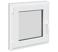 vidaXL Ventana de sótano oscilante y abatible RISOR 60 x 60 cm