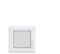 vidaXL Ventana de sótano "RISOR" 50x50 cm oscilobatiente DIN izquierda blanca