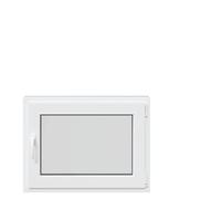 vidaXL Ventana de sótano "RISOR" 80x70 cm oscilobatiente DIN derecha antracita