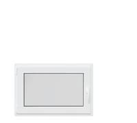 vidaXL Ventana de sótano "RISOR" 90x70 cm oscilobatiente DIN izquierda blanca