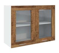 vidaXL Vitrina Colgante Lyon de Madera Vieja, 80x31x60 cm, Madera de ingeniería