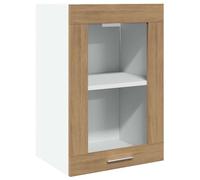 vidaXL Vitrina colgante Lyon – Roble artesanal, 40×31×60 cm, madera de ingeniería