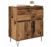 vidaXL Vitrina con cajón Madera Vieja 60 x 35 x 70 cm, Aparador Moderno para la Sala, Mueble Rectangular, Almacenamiento versátil, solución Chic para Comer