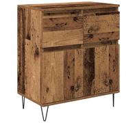 vidaXL Vitrina con cajón Madera Vieja 60 x 35 x 70 cm, Aparador Moderno para la Sala, Mueble Rectangular, Almacenamiento versátil, solución Chic para Comer